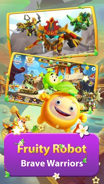 Superhero Fruit 2 Premium: Robot Fighting