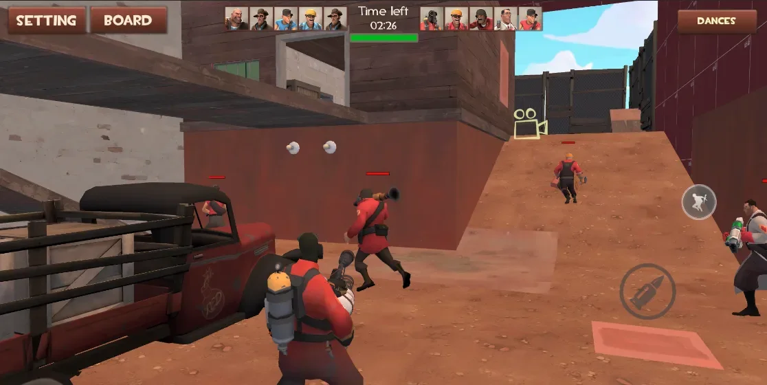 Teams of Fortress 2 Emulator on Mobile