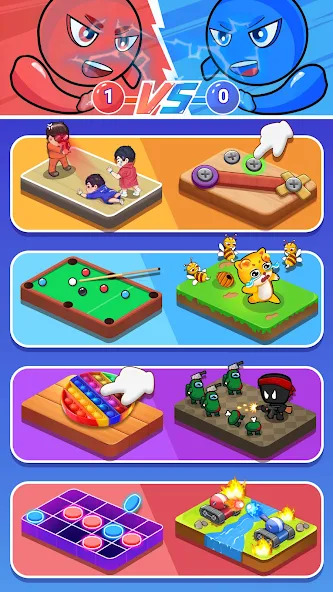 Antistress Two Player Battle