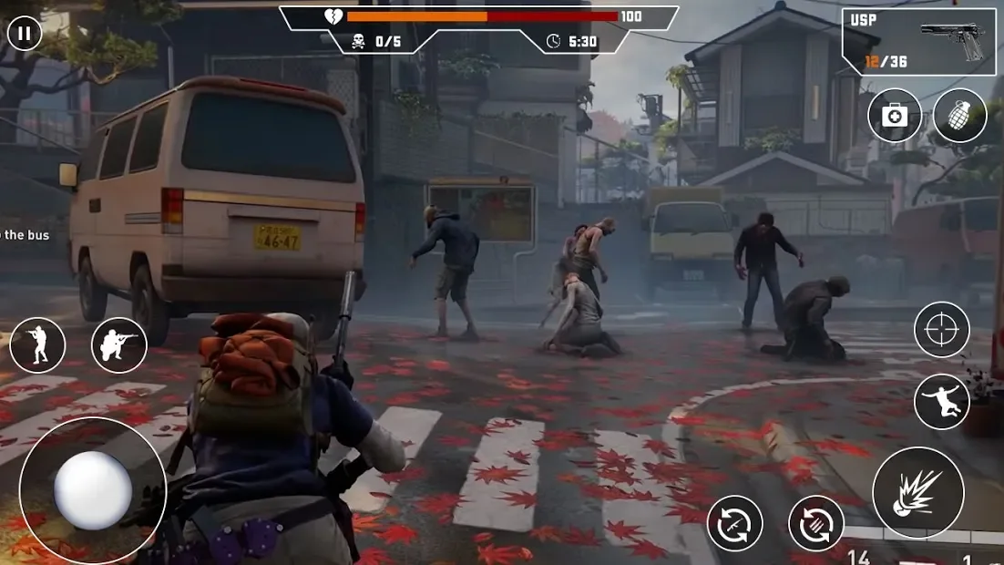 Zombies Fire Strike: Free Shooting Game