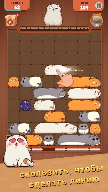 Haru Cats: Slide Block Puzzle
