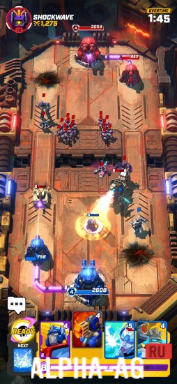 Взломанная TRANSFORMERS: Tactical Arena screenshot 2
