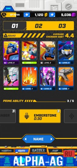 Взломанная TRANSFORMERS: Tactical Arena screenshot 3