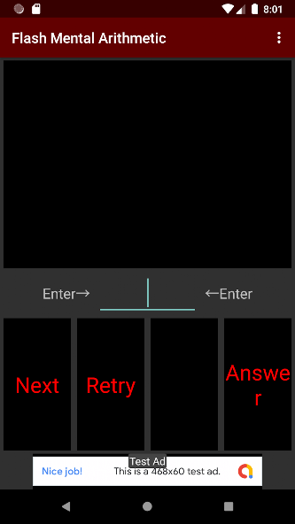 Flash Mental Arithmetic screenshot 2