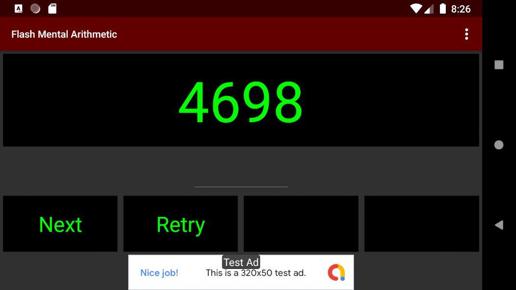 Flash Mental Arithmetic screenshot 5