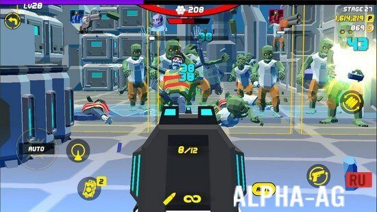 Взломанный Gun shot zombie screenshot 3