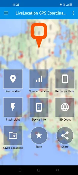 LiveLocation GPS Coordinates