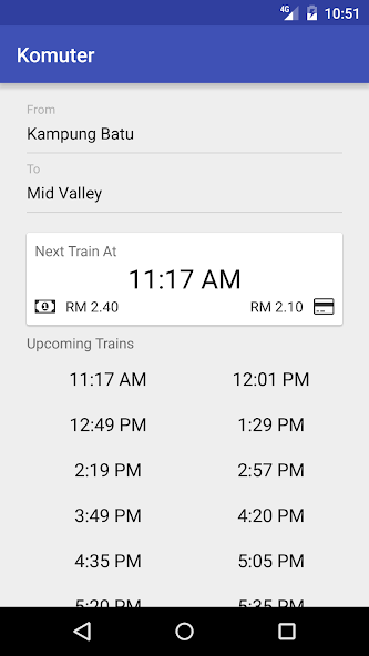 Komuter screenshot 2