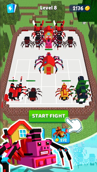 Spider Train Craft Merge