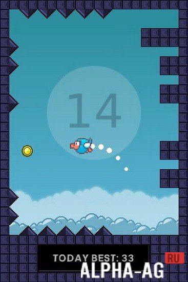 Взломанный Flapping Cage: Избегайте шипов screenshot 3