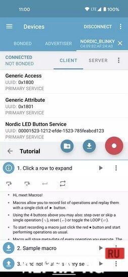 nRF Connect for Mobile screenshot 2