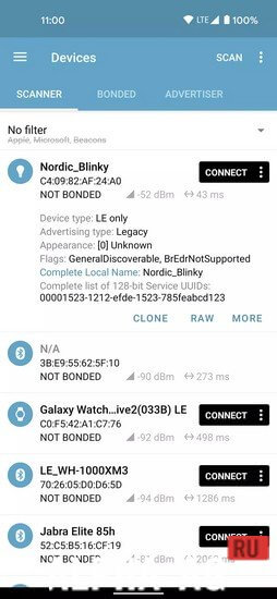 nRF Connect for Mobile screenshot 3