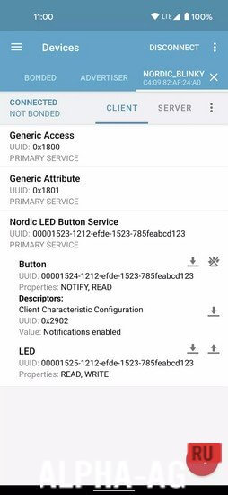 nRF Connect for Mobile screenshot 5