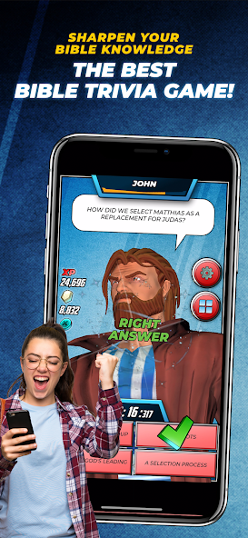 Bible Trivia Game: Heroes