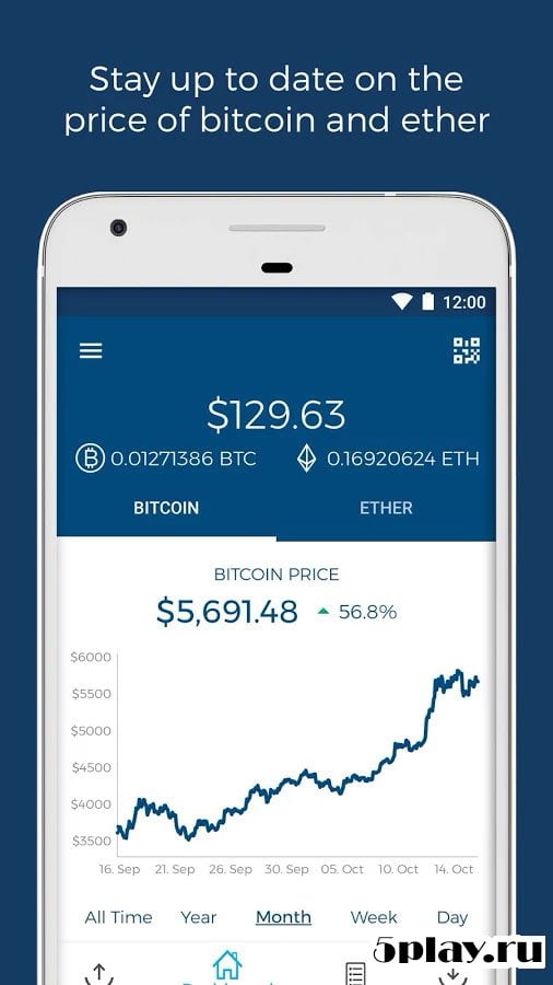Blockchain Wallet. Bitcoin, Bitcoin Cash, Ethereum