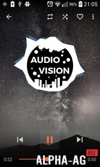 AudioVision Music Player screenshot 2