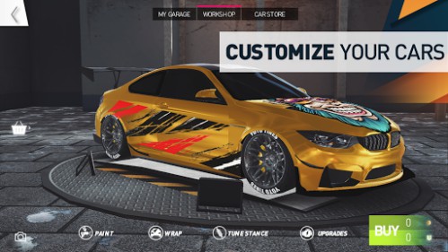 Racing game