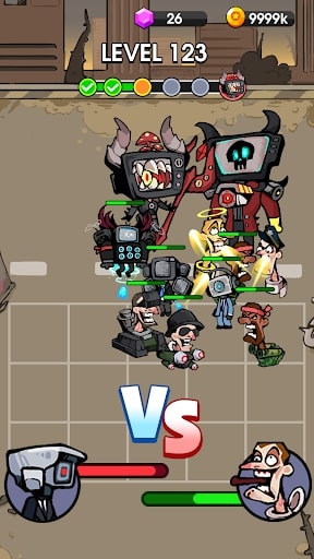 Camera Monster: Merge War Game MOD version