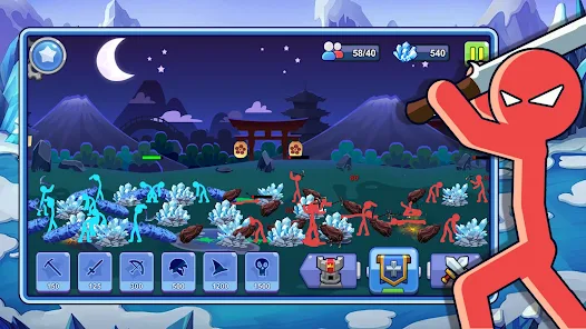 Stickman Empire: Strategy War APK gameplay screenshot