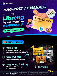🎉 Ready to win a 1-year MovieBoxTV Premium membership worth ₱1,200? Round 2 is happening now! 🚨 HOW TO JOIN 1. Share your MovieBoxTV experience on Facebook and Instagram 2.
