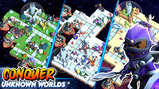 Game Visuals from Monster Tiles TD: Tower Wars
