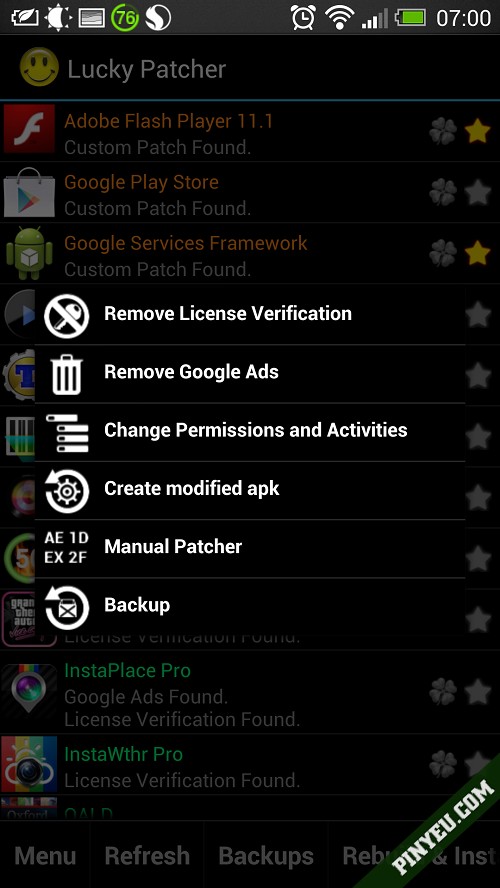 Lucky Patcher eliminates advertisements