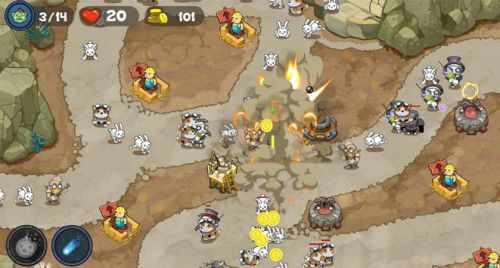 A great tower defense game