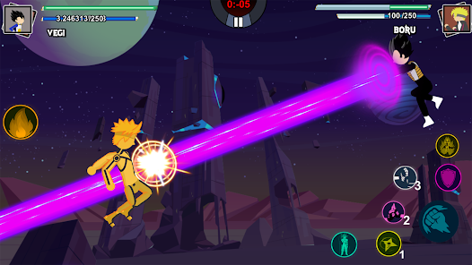Stickman Dragon Shadow Legend menu screenshot