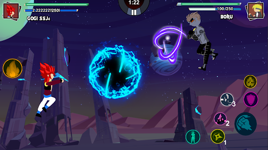 In-game combat view
