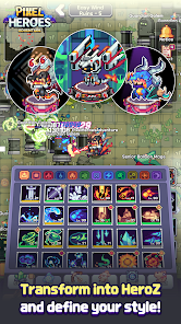 Pixel Heroes Adventure: MMO in-game moments.