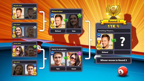 Exciting billiards game for mobile
