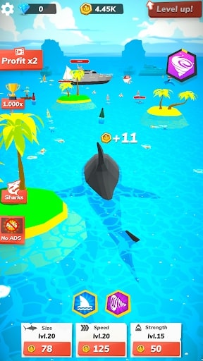 Idle Shark World MOD