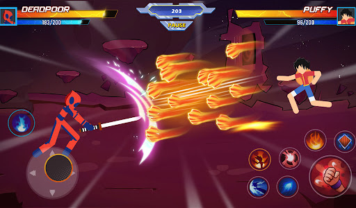Stickman Fight: Dragon Warrior screenshot 3