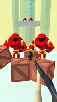 Convenient controls in Gun Master 3D
