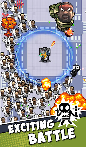 Toilet Skibd Survival IO ApkMod