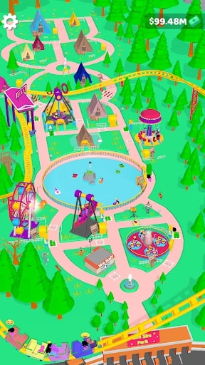 Sim Sim: Arcade idle Theme Park on ApkMod