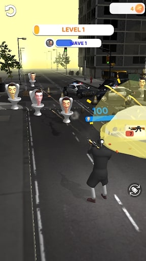Download Skibidi War - Toilets Attack MOD APK