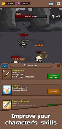 Tap Dungeon: RPG Idle Clicker No Ads