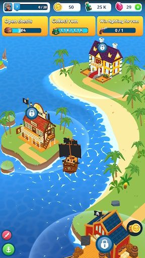 Idle Pirates - Ship Simulator MOD unlimited money