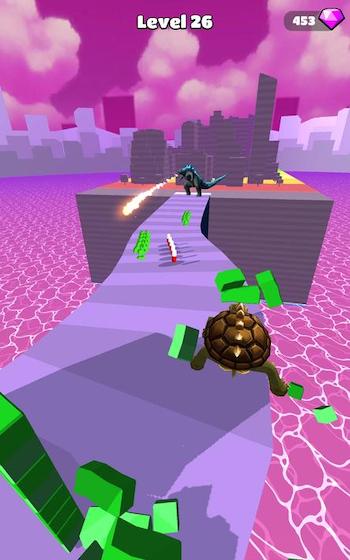 Kaiju Run mod features unlimited money for enhanced progression.
