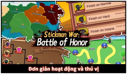 Stickman War: Battle of Honor Gold MOD
