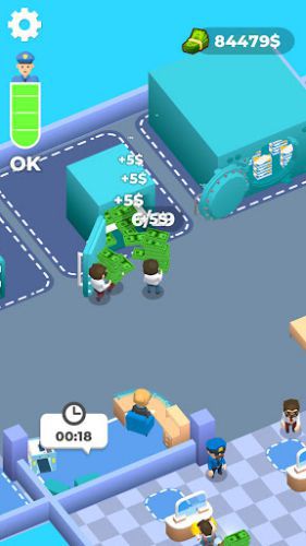 Bank management simulation Bank Job Idle Business