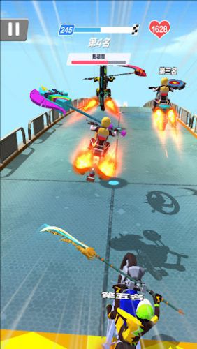 Defeat your rivals in Moto Rush 3D