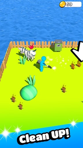 Zoo Clean and Profit MOD Unlock