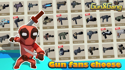 Gun and Gang MOD Diamonds: Benefit from a vast quantity of diamonds to enhance your gameplay.