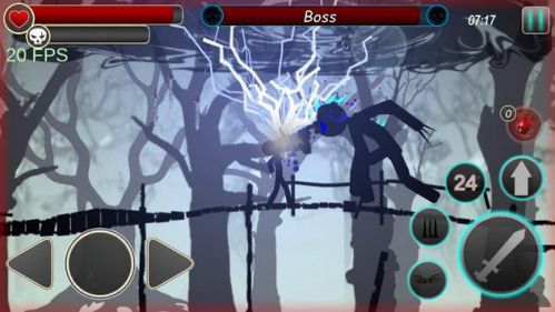Stickman Reaper warrior action