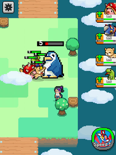 A Pokemon-inspired training game.