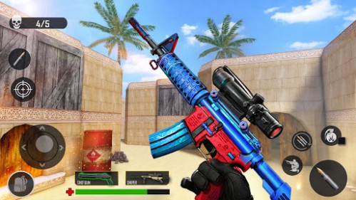 Army Commando Secret Mission Fps Gun Shooting Game MOD God Mode
