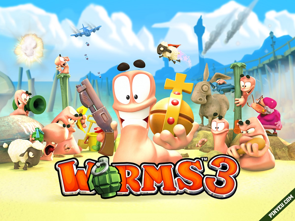 Worms 3 Android game