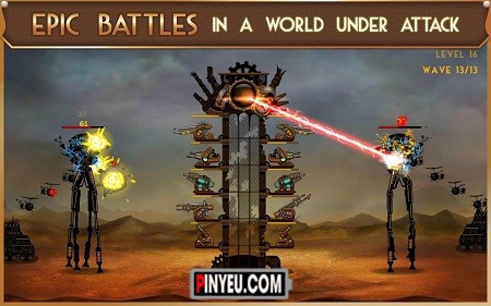 play Steampunk Tower game on mobile